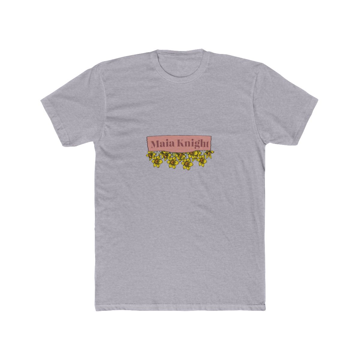 Maia Knight Flowers T Shirt - Floral Influencer Fan Gift - alternate angle 4, merchandise