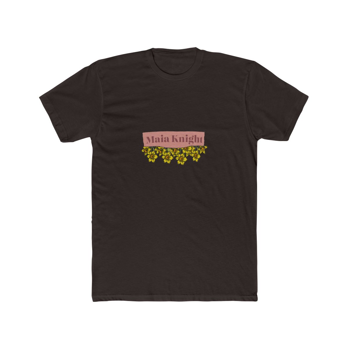 Maia Knight Flowers T Shirt - Floral Influencer Fan Gift - alternate angle 2, merchandise