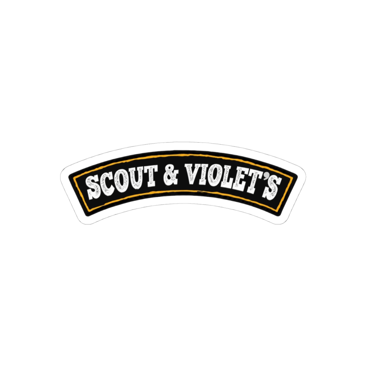 Scout and Violet Whimsical Pets Sticker | Cute Vinyl Decal - alternate angle 1, merchandise