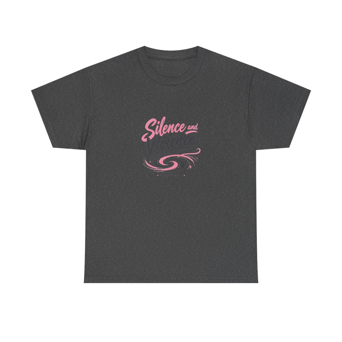 Maia Knight "Silence and Violence: Twin Tornado Adventures" Unisex Tee - alternate angle 5, merchandise