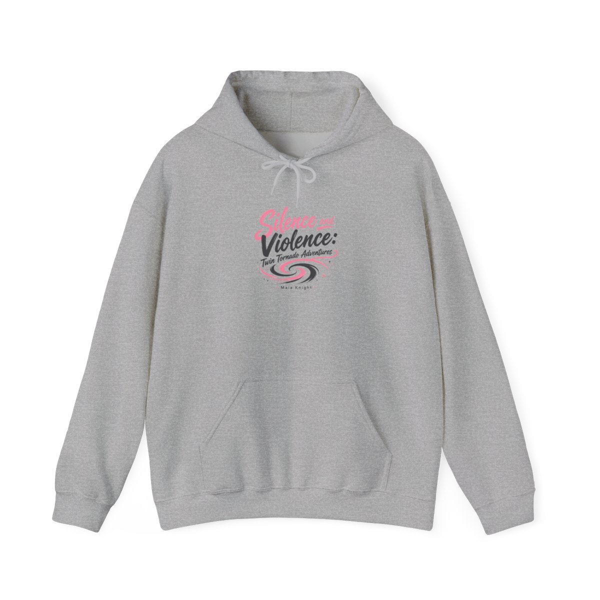 Maia Knight "Silence and Violence: Twin Tornado Adventures" Hoodie - alternate angle 5, merchandise