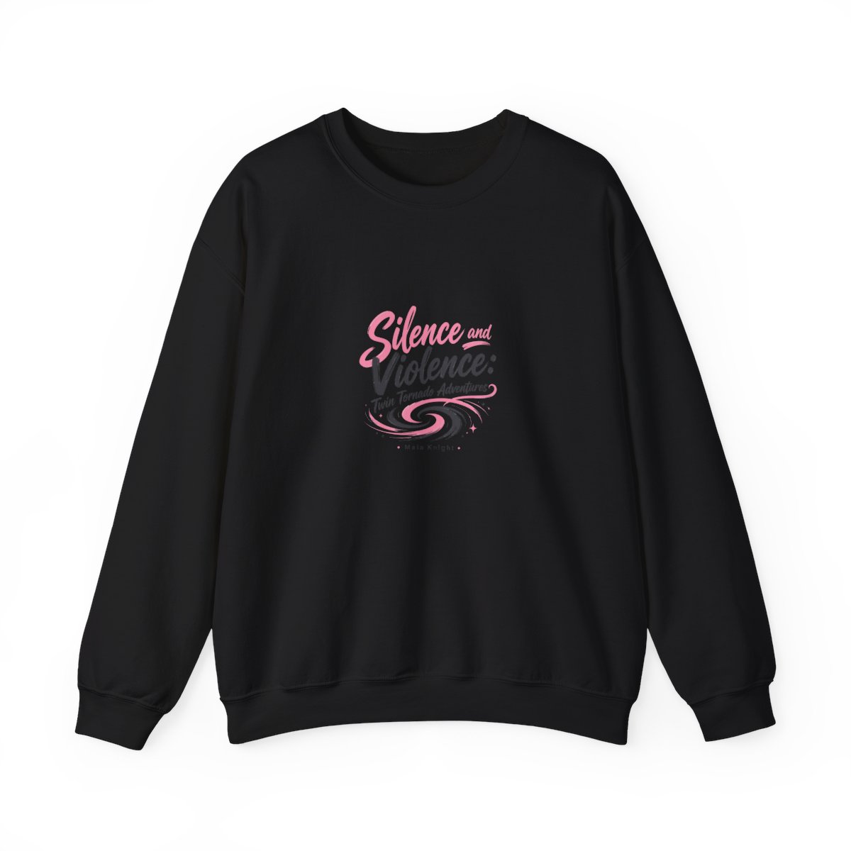 Maia Knight "Silence and Violence: Twin Tornado Adventures" Crewneck