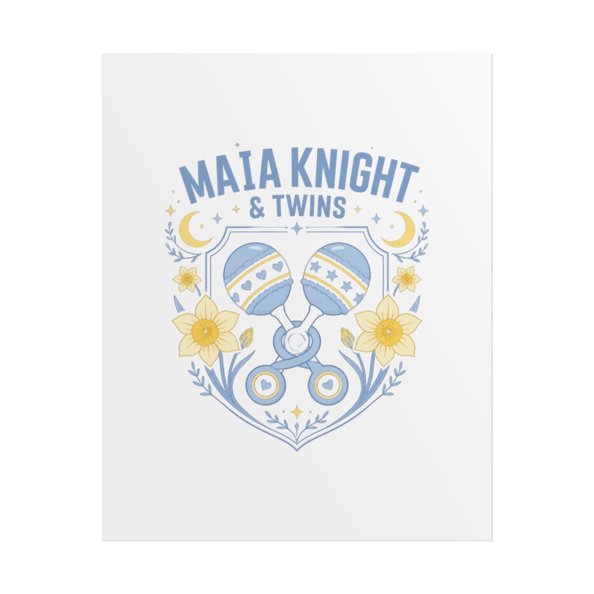 Maia Knight "Maia Knight & Twins" Poster - Official Posters & Wall Art merchandise