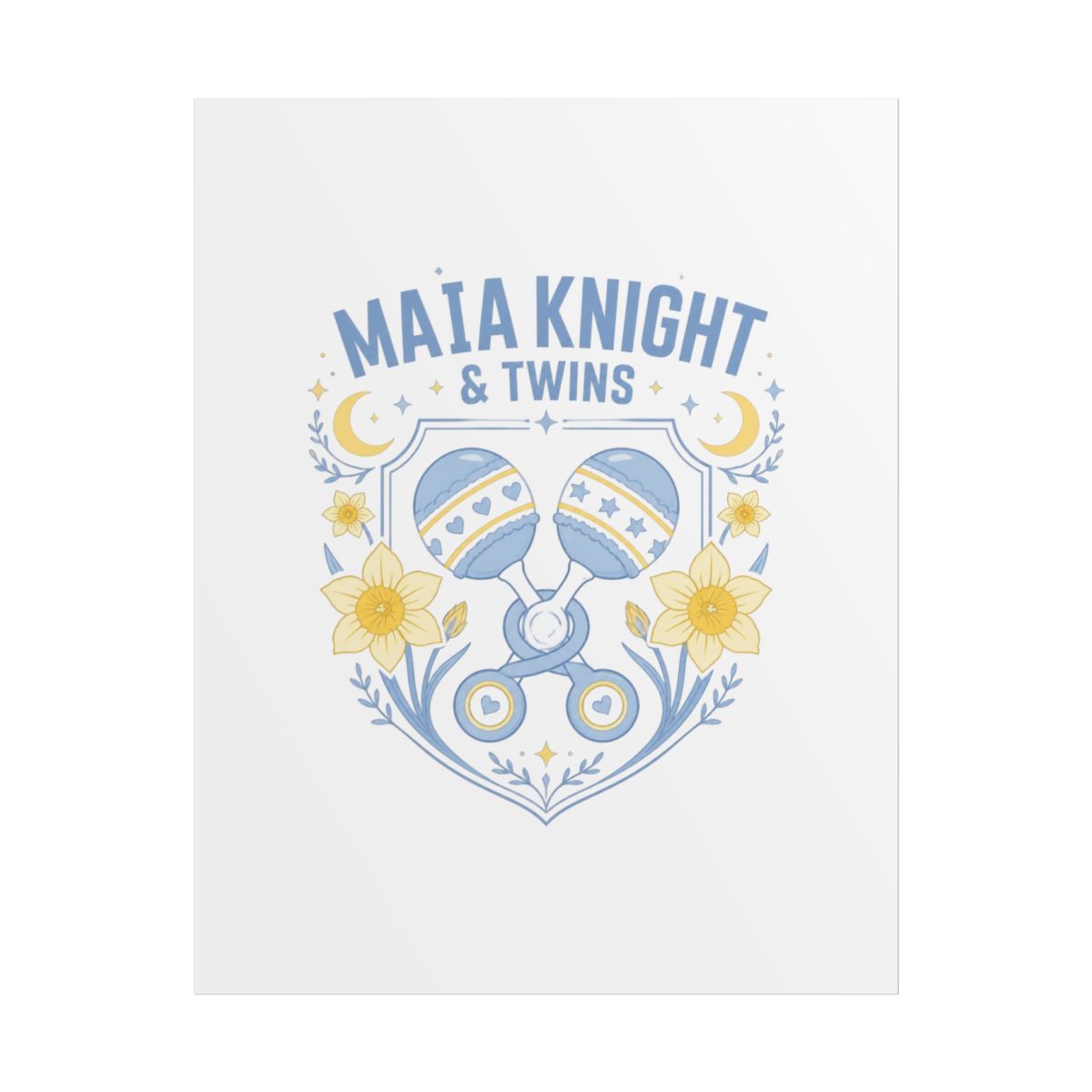 Maia Knight "Maia Knight & Twins" Poster - alternate angle 1, merchandise