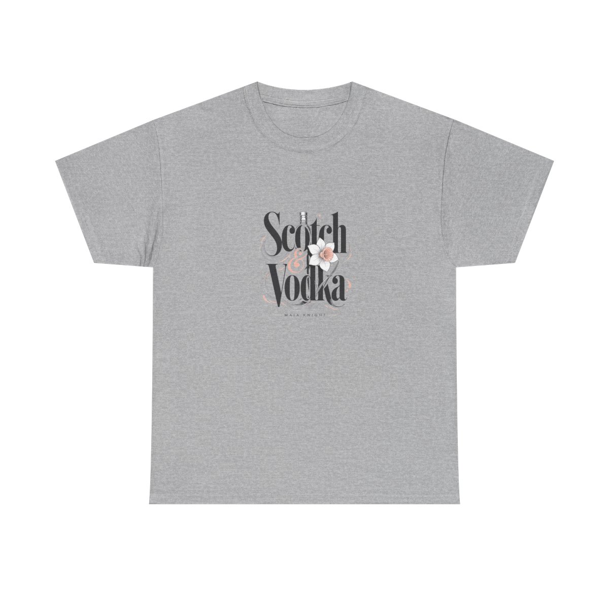 Maia Knight "Scotch & Vodka" Unisex Tee - alternate angle 4, merchandise