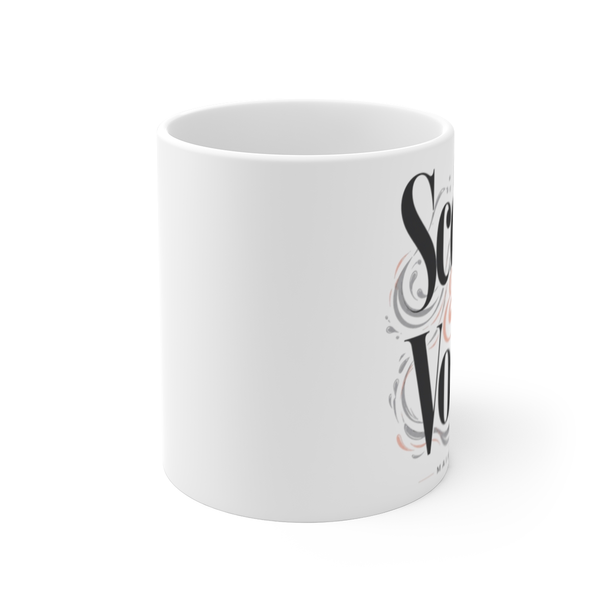 Maia Knight "Scotch & Vodka" White Mug - alternate angle 1, merchandise