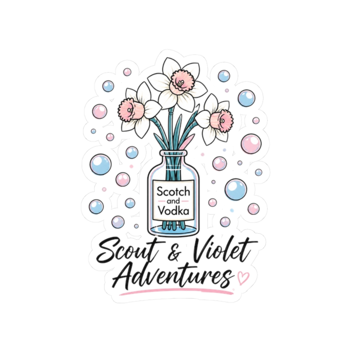 Maia Knight "Scotch and Vodka" Sticker - Official Stickers merchandise
