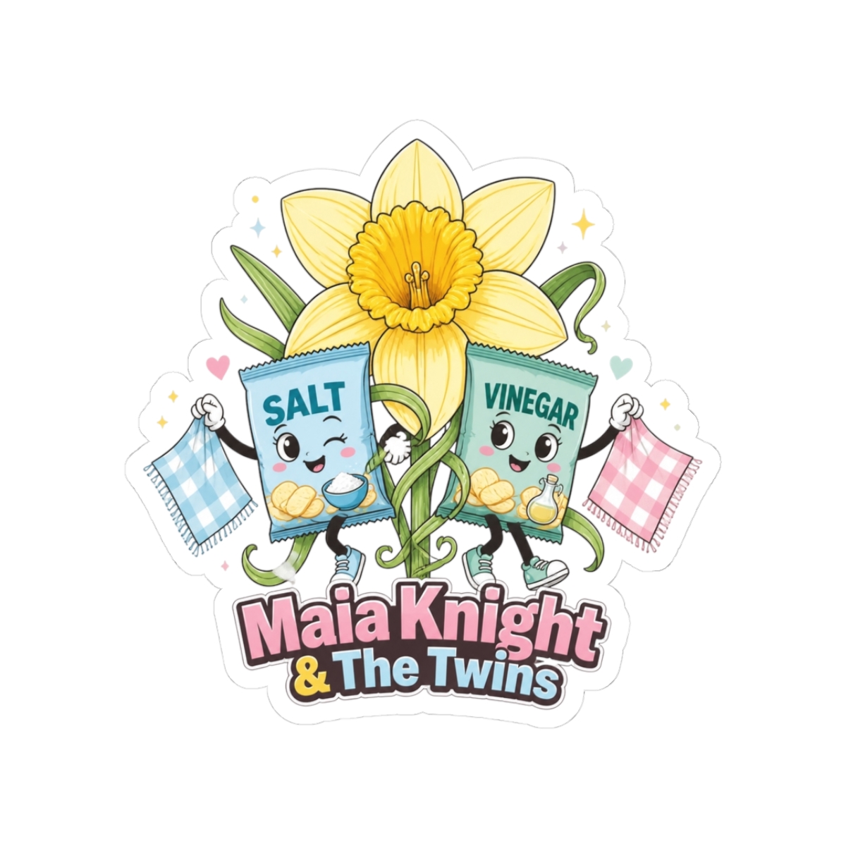 Maia Knight "Salt and Vinegar" Sticker - alternate angle 1, merchandise